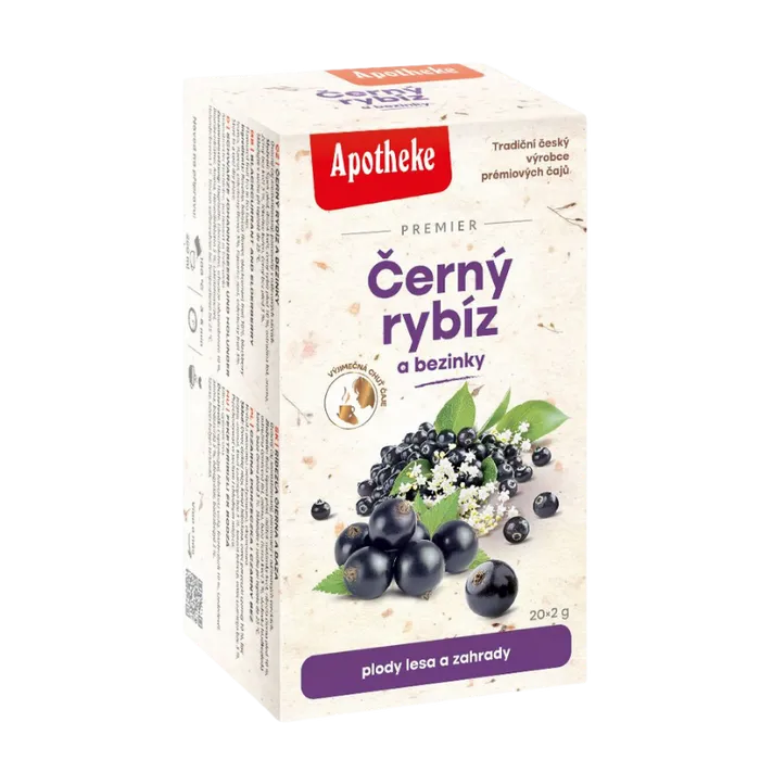 Apotheke Premier Černý rybíz a bezinky 20x2 g